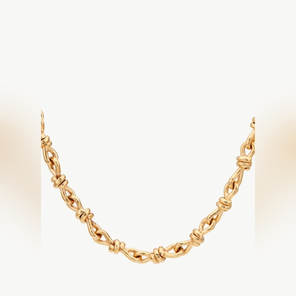 SOKO Miji Link Necklace 24K Gold Plated
